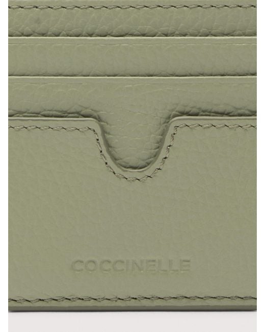 Coccinelle Natural Kartenetui Aus Genarbtem Leder Smart To Go