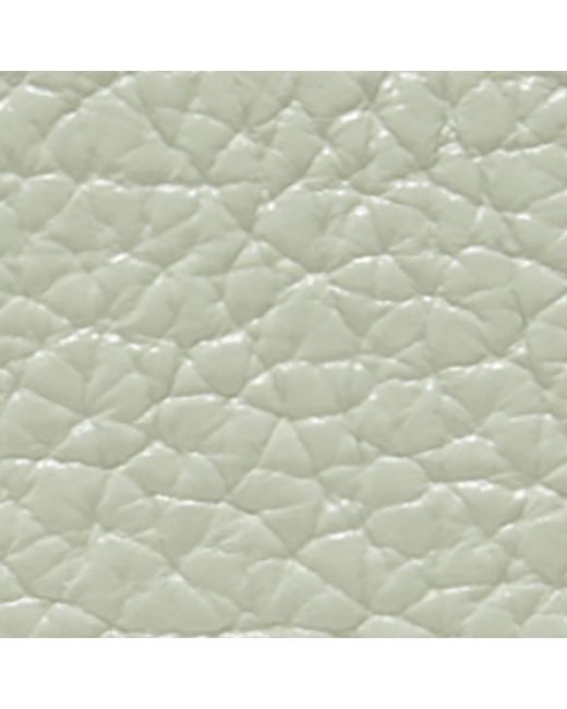 Coccinelle White Geldbörse Small aus genarbtem Leder Metallic Soft