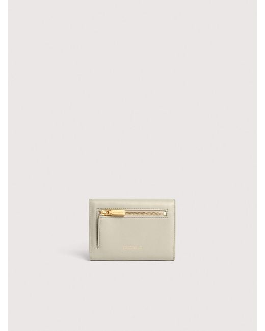 Coccinelle Natural Smooth Leather Wallet C-Me Medium