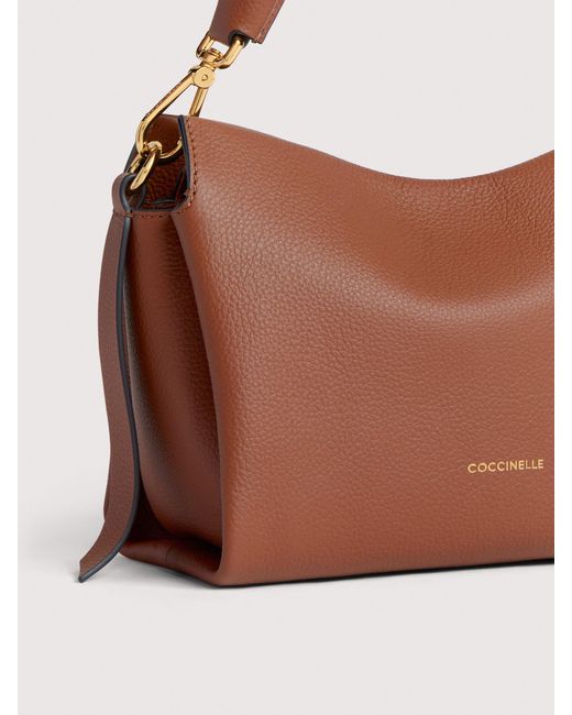 Coccinelle Multicolor Henkeltasche Aus Doubleface-Leder Boheme Small