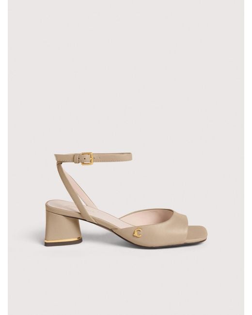 Coccinelle Natural Smooth Leather Sandals C-Everyday