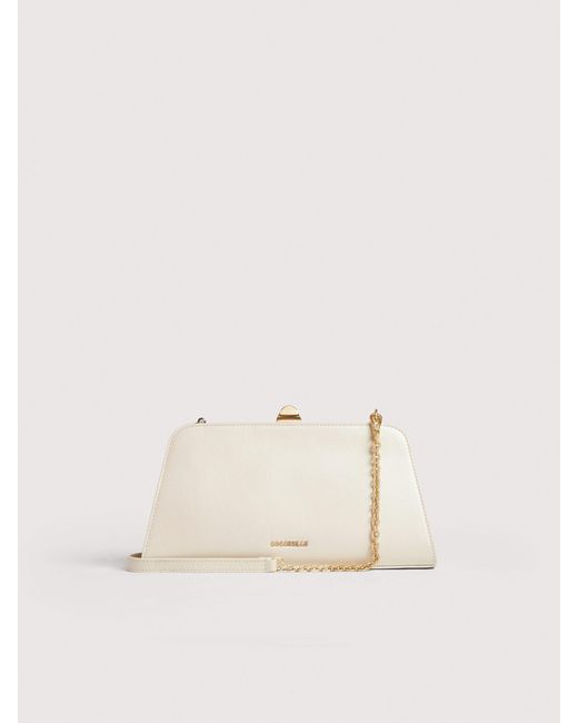 Coccinelle Natural -Effect Leather Clutch Bag Liv Small