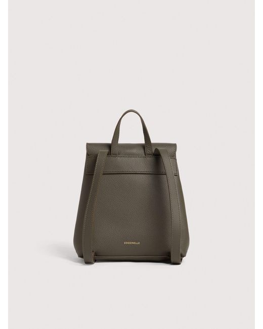 Coccinelle Multicolor Grained Leather Backpack Nikla Mini