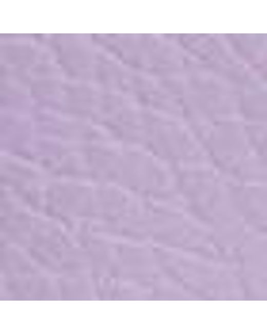 Coccinelle Purple AirTag-Halter aus Leder und Metall Airtag Charm