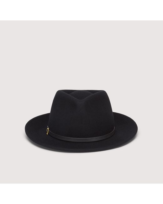Coccinelle Black Wool Hat Carin