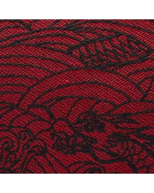 Coccinelle Red Lunar Print Jacquard Fabric Handbag Never Without Bag Lunar Jacquard Medium