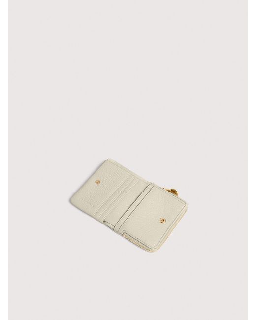 Coccinelle Natural Small Grained Leather Wallet C-Me Medium