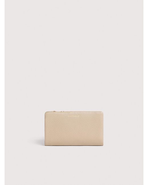 Coccinelle Natural Medium Grained Leather Wallet C-Me Large