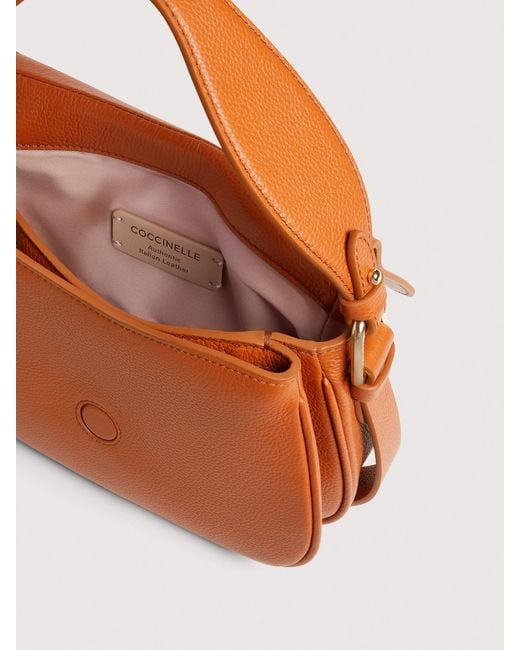 Coccinelle Multicolor Micro Grained Leather Handbag Mavery Small
