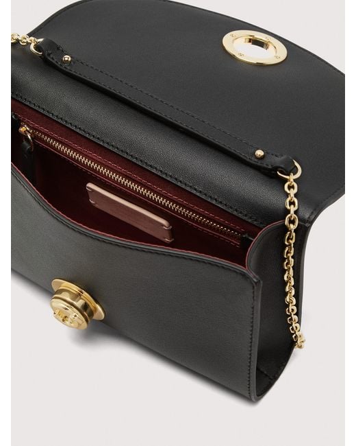 Coccinelle Black Clutch Aus Glattleder Nikla Small