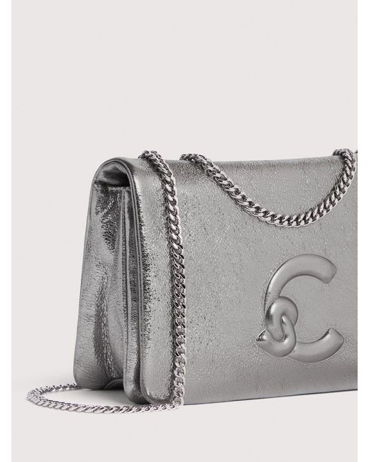 Coccinelle White Smooth Leather Minibag Dulse Mini