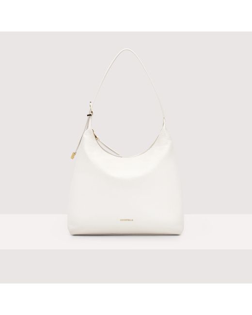 Coccinelle Gleen Medium Hobo Bags in White | Lyst