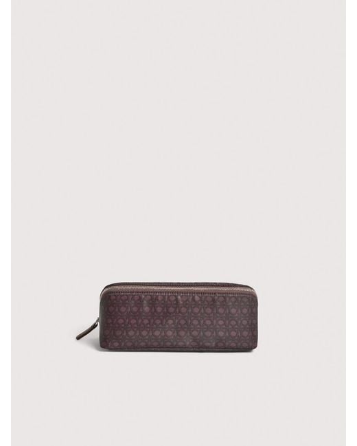 Coccinelle Multicolor Monogram Nylon Make-Up Bag Smart To Go Small
