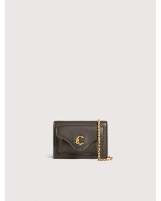 Coccinelle Natural Smooth Leather Card Holder C-Me
