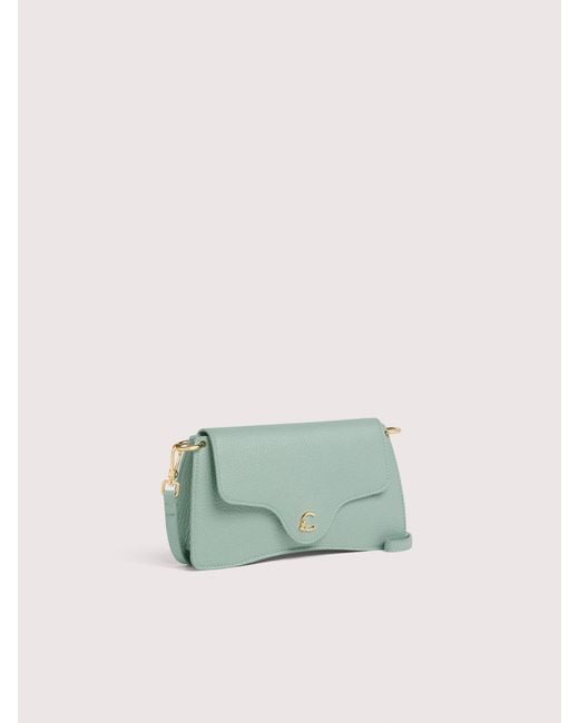 Coccinelle Green Grained Leather Minibag C-Me Mini
