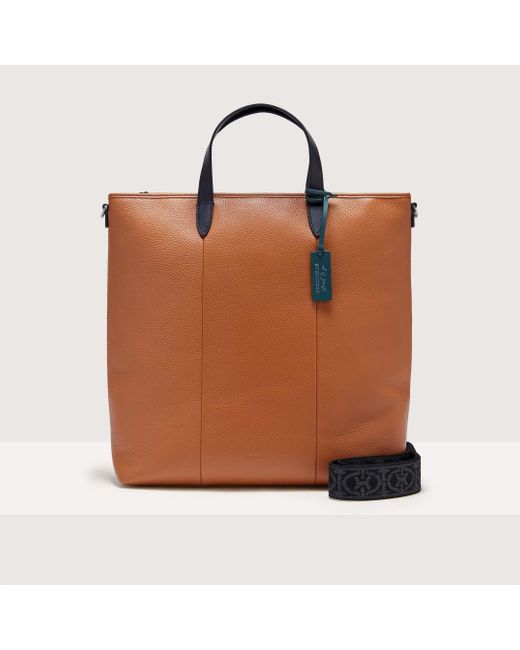 Borsa a mano in Pelle con grana Smart to go di Coccinelle in Brown