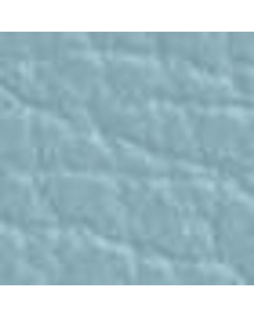 Coccinelle Blue Grained Leather Card Holder Metallic Small