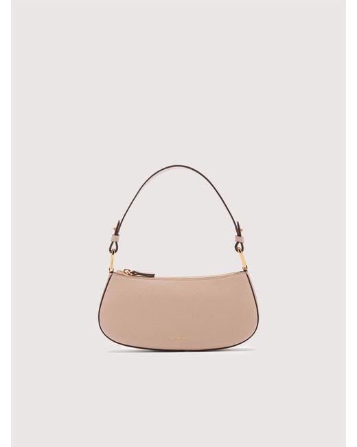 Coccinelle Natural Grained Leather Minibag Merveille
