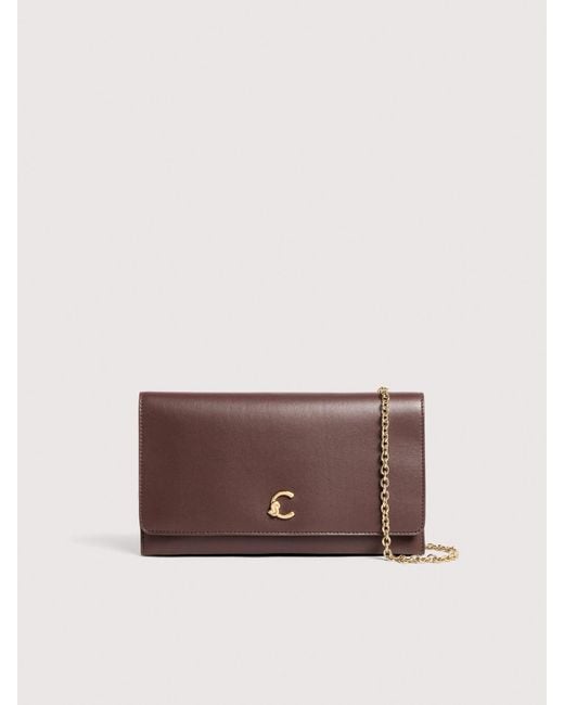 Coccinelle Brown Smooth Leather Minibag C-Me Light