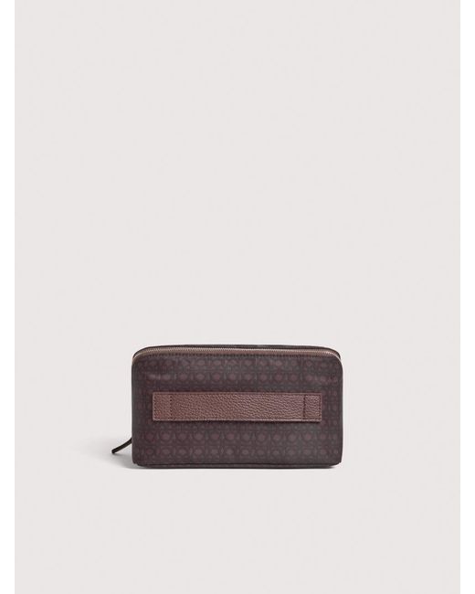 Coccinelle Multicolor Monogram Nylon Make-Up Bag Smart To Go Medium