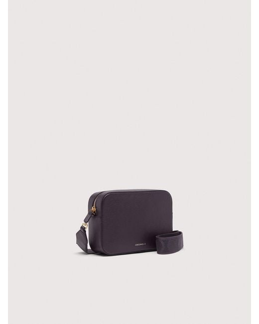 Coccinelle Multicolor Grained Leather Crossbody Bag Tebe Small