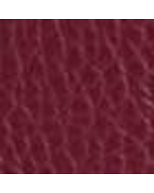 Coccinelle Red Grained Leather Shoulder Bag Malory Small