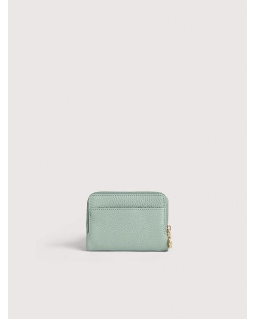Coccinelle Green Small Grained Leather Wallet C-Me Medium