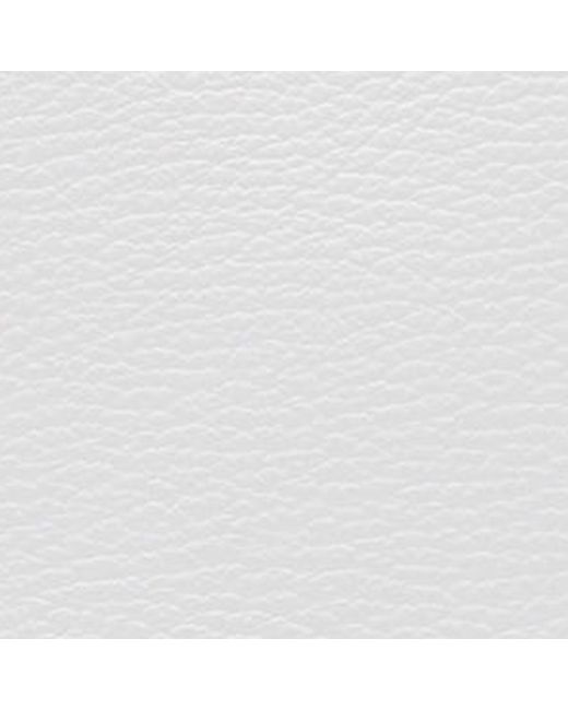 Coccinelle White Henkeltasche aus genarbtem Leder Arlettis Signature Small