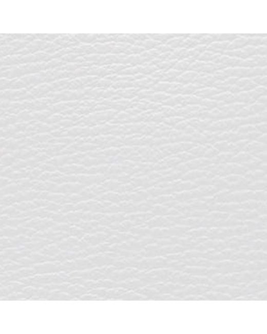 Coccinelle White Minibag aus genarbtem Leder Whisper