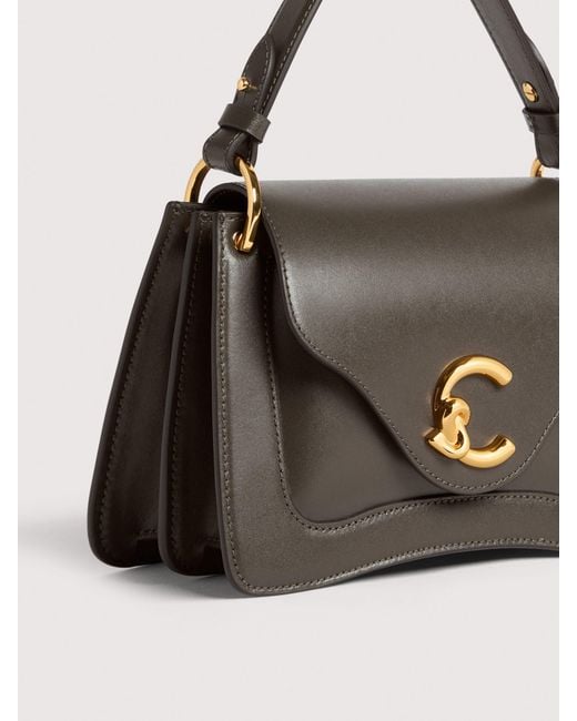 Coccinelle Multicolor Smooth Calf Leather Handbag C-Me Small