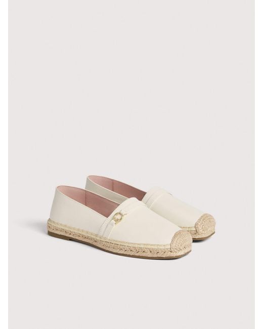 Coccinelle Natural Smooth Leather Espadrilles C-Easy