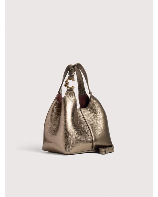 Coccinelle Natural Grained Leather Handbag C-Easy Small