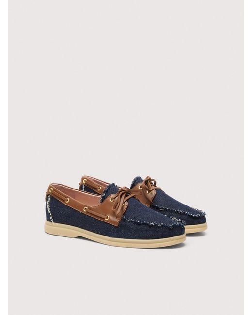 Coccinelle Blue Loafers Aus Denim C-Cruise Denim