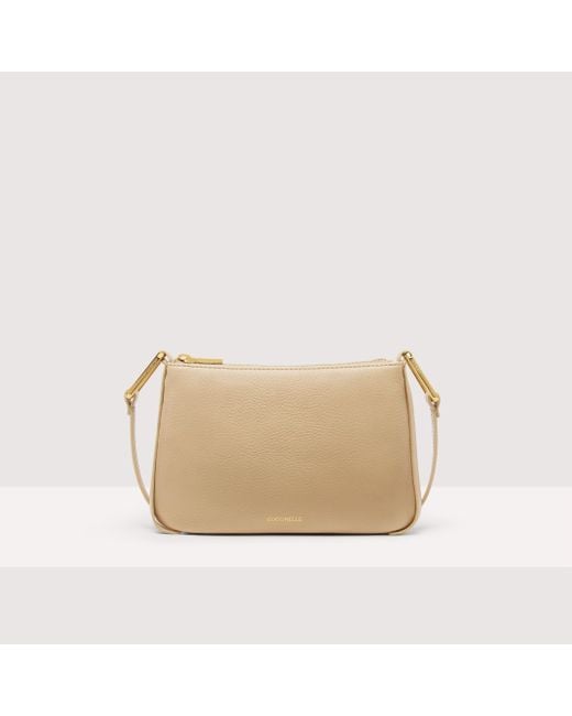 Coccinelle Natural Grained Leather Minibag Magie Small