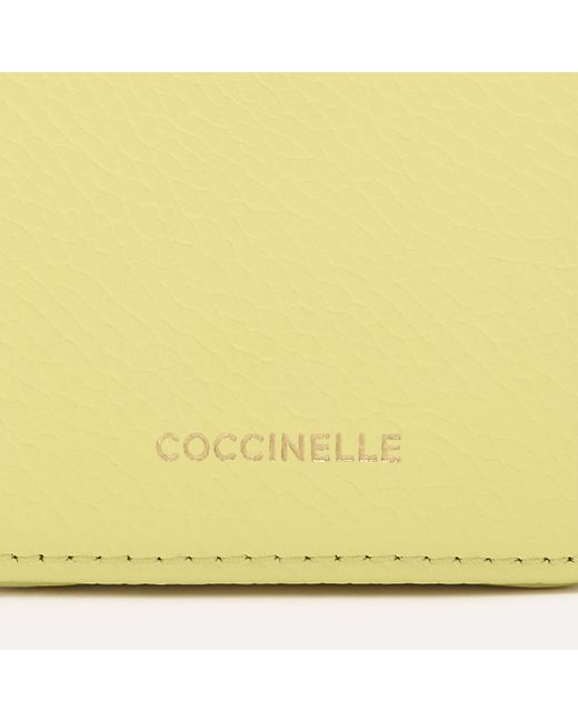 Coccinelle Grained Leather Jewellery Case Jewelry Box in Yellow | Lyst UK
