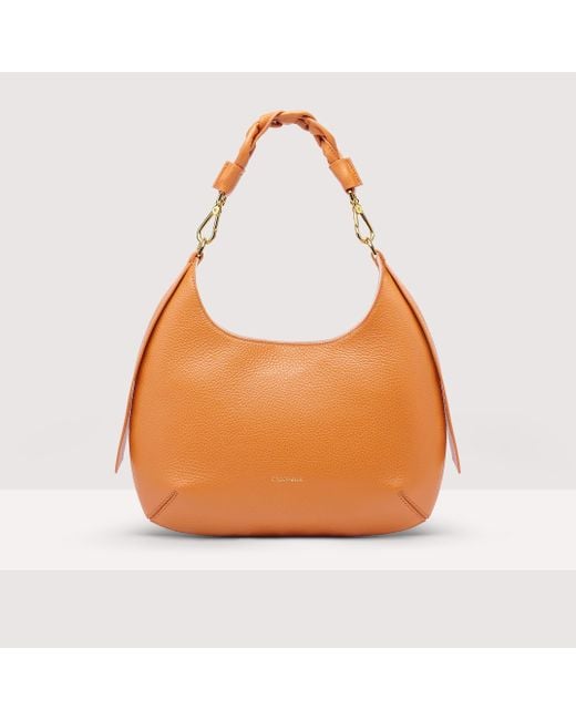 Coccinelle Chariot Small Hobo Bags in Orange | Lyst UK