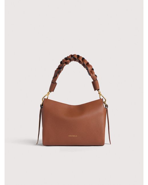 Coccinelle Multicolor Henkeltasche Aus Doubleface-Leder Boheme Small