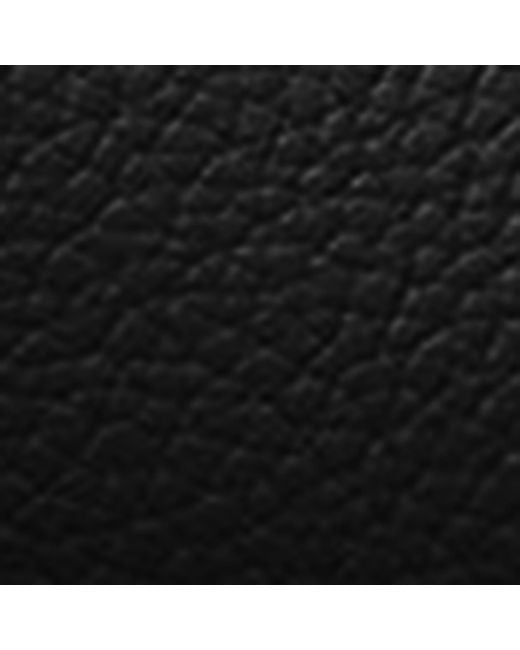 Coccinelle Black Henkeltasche aus genarbtem Leder Myrtha Maxi Logo Medium