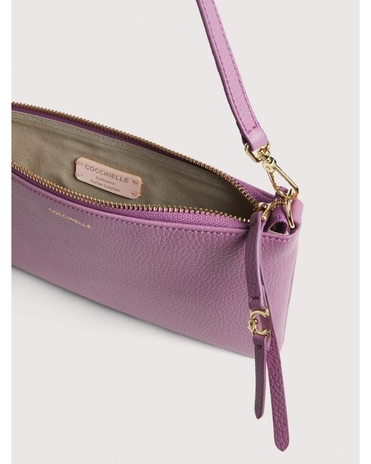 Coccinelle Pink Grained Leather Minibag C-Easy Mini