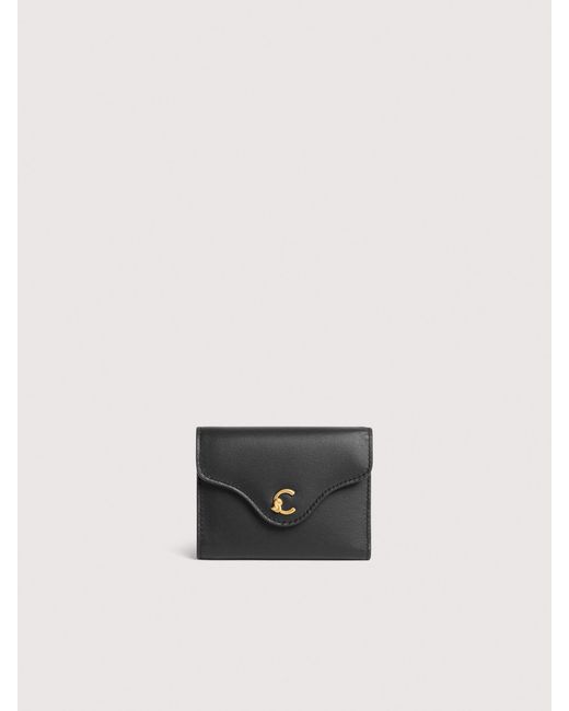 Coccinelle White Smooth Leather Wallet C-Me Small