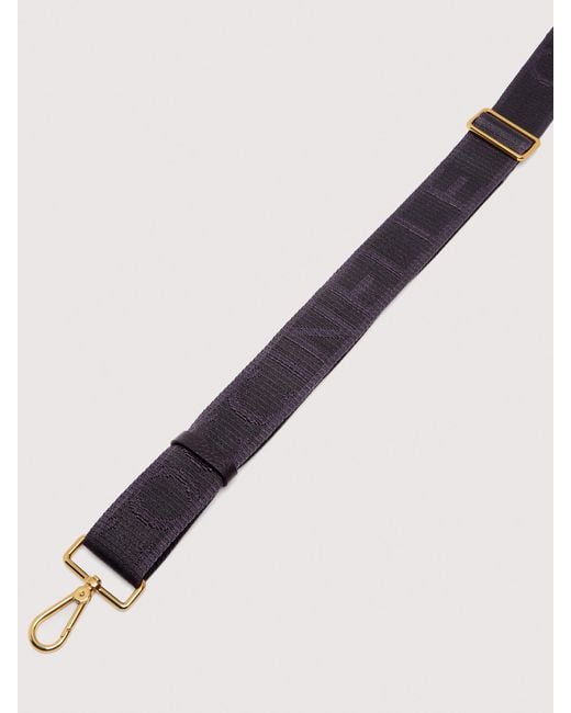 Coccinelle Blue Fabric Shoulder Strap Logo