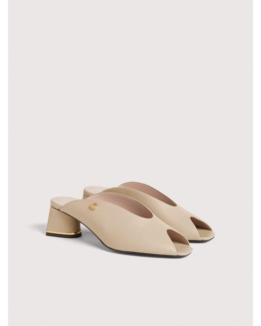 Coccinelle Natural Smooth Leather Clogs C-Everyday