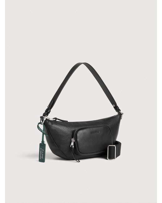 Coccinelle White Grained Leather Crossbody Bag Smart To Go Paki Small