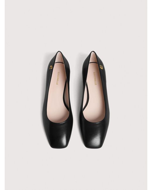 Coccinelle Black Smooth Leather Pumps C-Everyday