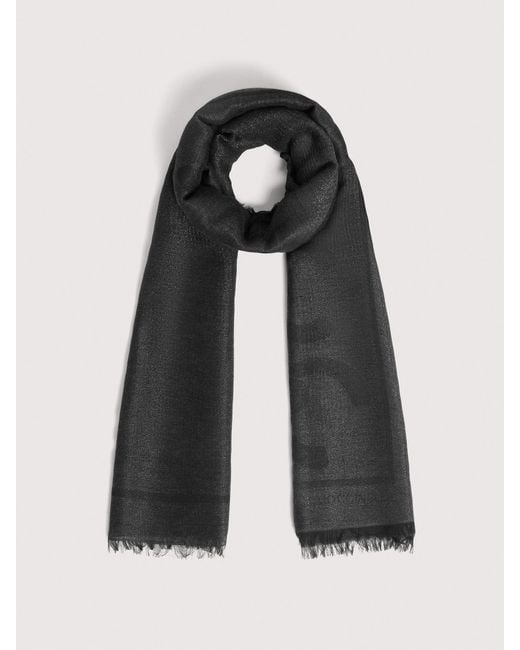 Coccinelle Black Viscose Blend Stole C-Me