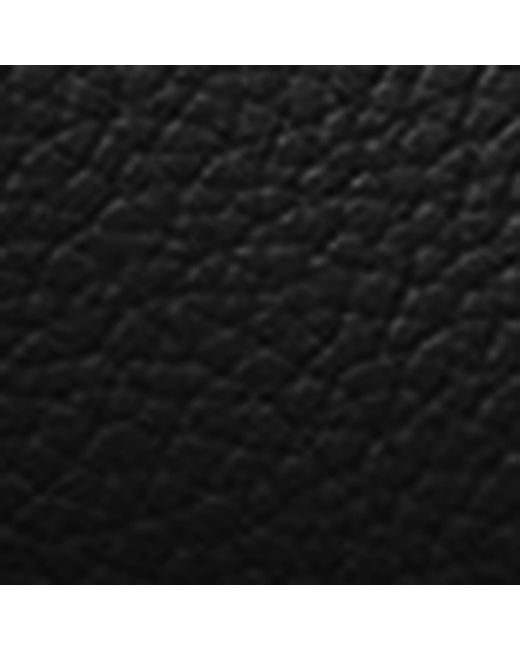 Coccinelle Black Grained Leather Crossbody Bag Dew Medium