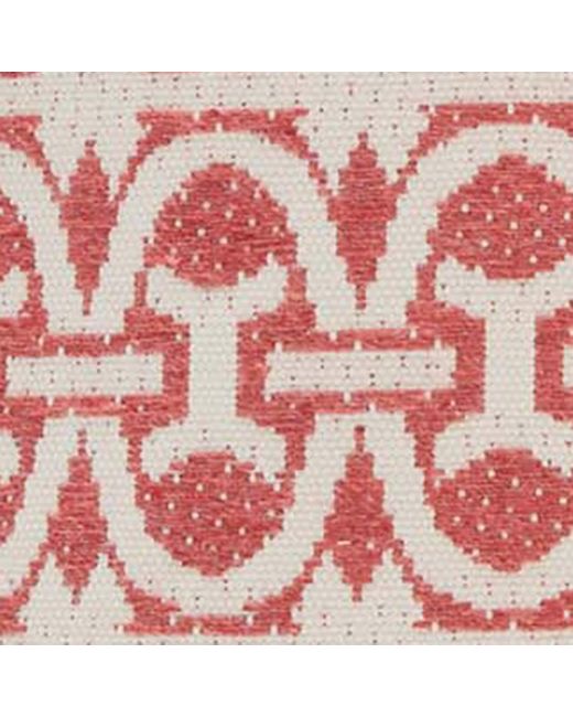 Coccinelle Pink Jacquard Monogram Fabric Bag Organiser Slice Monogram