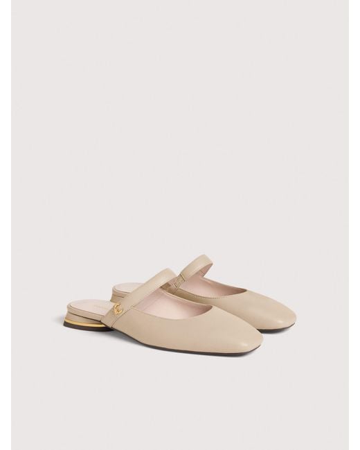 Coccinelle Natural Smooth Leather Clogs C-Everyday