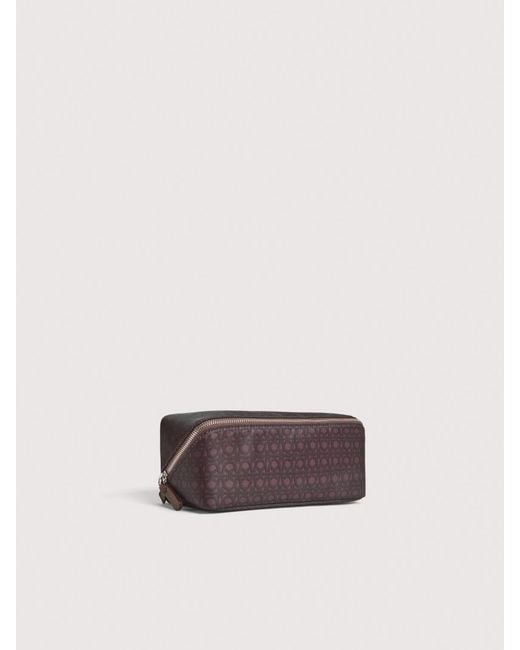 Coccinelle Multicolor Monogram Nylon Make-Up Bag Smart To Go Small