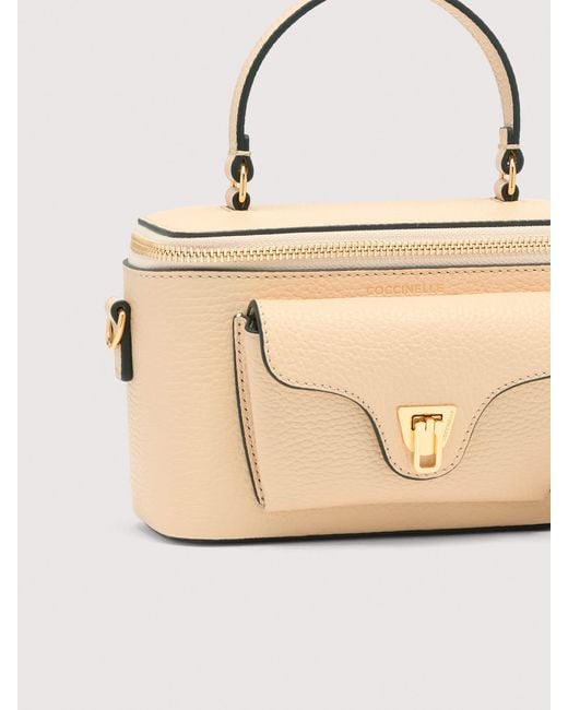 Coccinelle Natural Grained Leather Minibag Beat Generation
